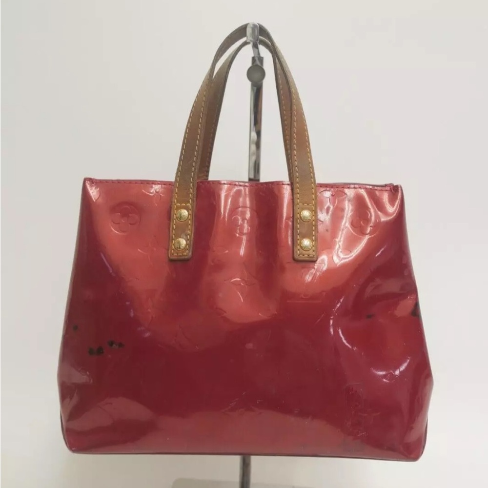LOUIS VUITTON Reade PM Red Vernis Mini Bag Handbag